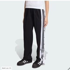 **Adidas*** Mens Adicolor Classic Adibreak  Track Pant in Black & White
